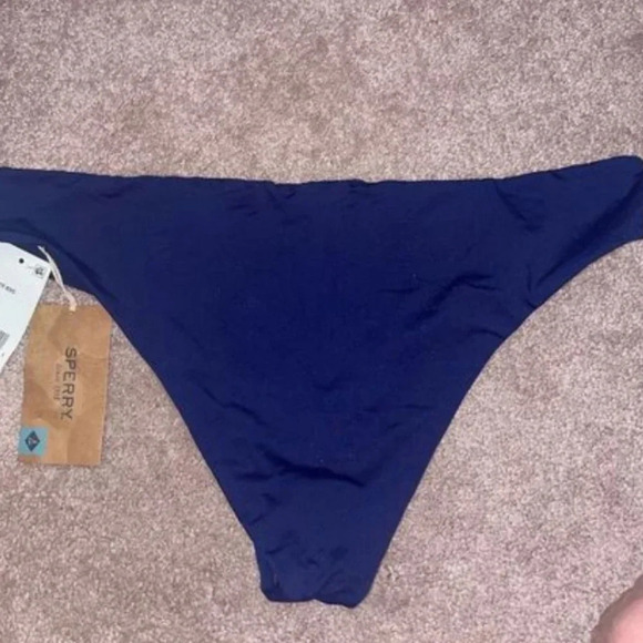 - Sperry Women's Blue Halter Bikini Set Size L 2 Piece Swimwear NWT - Picture 11 of 16